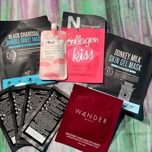 Bundle of nine facial masks